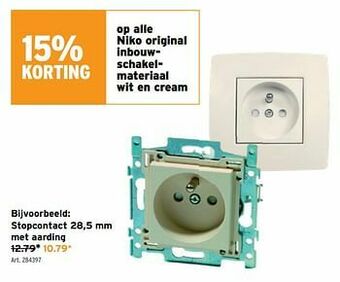GAMMA Stopcontact met aarding aanbieding