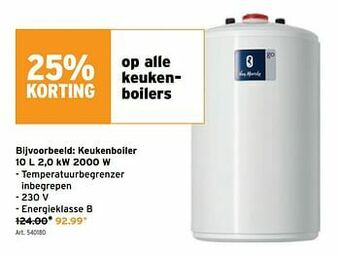 GAMMA Van marcke keukenboiler 2,0 kw 2000 w aanbieding