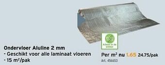 GAMMA Ondervloer aluline aanbieding