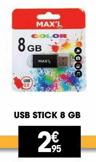 Electro Depot Usb stick 8 gb aanbieding