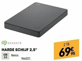 Electro Depot Seagate harde schijf 2,5`` basics 2tb aanbieding