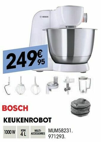 Electro Depot Bosch keukenrobot mum58231 aanbieding