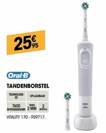 Oral-b tandenborstel vitality 170