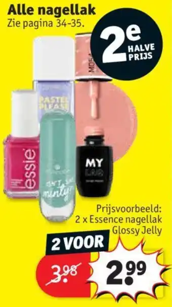 Kruidvat Alle nagellak aanbieding