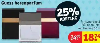 Kruidvat Guess herenparfum aanbieding