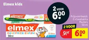 Kruidvat Elmex kids aanbieding