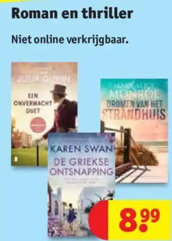 Kruidvat Roman en thriller aanbieding