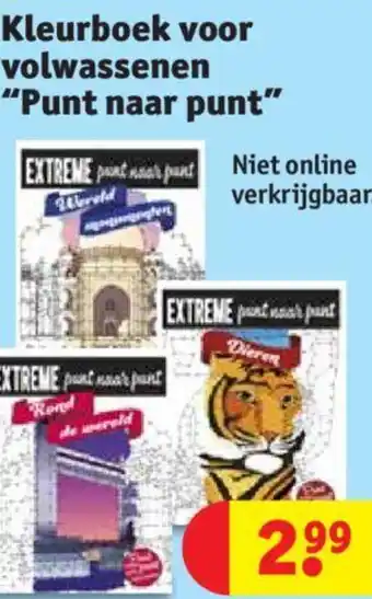 Kruidvat Kleurboek voor volwassenen "Punt naar punt" aanbieding