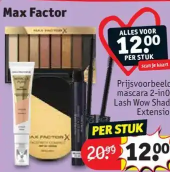Kruidvat Max Factor aanbieding