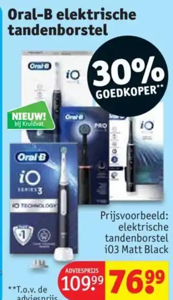 Kruidvat Oral-B elektrische tandenborstel aanbieding