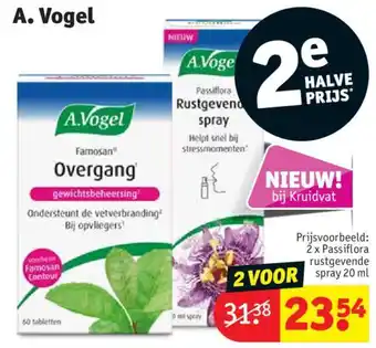 Kruidvat A. Vogel aanbieding