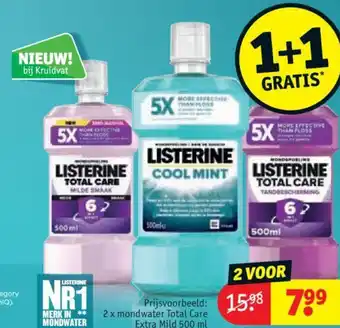 Kruidvat LISTERINE aanbieding