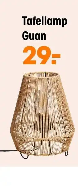 Kwantum Tafellamp Guan aanbieding