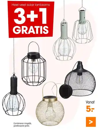 Kwantum Heel veel solar lantaarns aanbieding