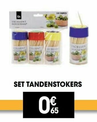 Electro Depot Set tandenstokers aanbieding