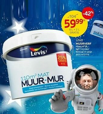 Brico Levis muurverf aanbieding