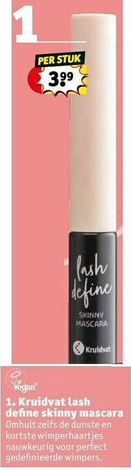 Kruidvat Kruidvat lash define skinny mascara aanbieding