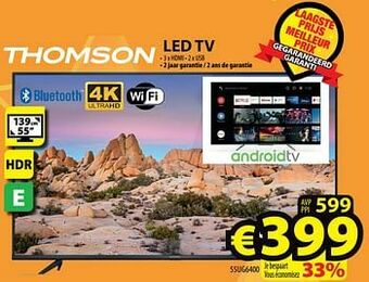 Thomson led tv 55ug6400
