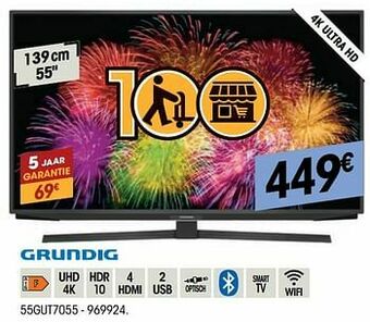 Electro Depot Grundig 55gut7055 aanbieding