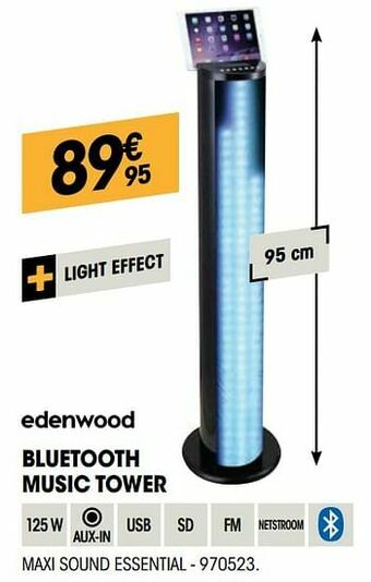 Edenwood bluetooth music tower maxi sound essential