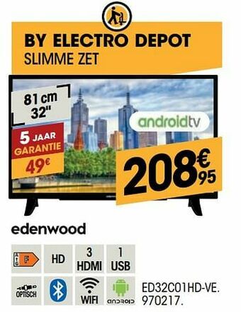 Electro Depot Edenwood ed32c01hd-ve aanbieding
