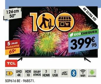 Electro Depot Tcl 50p616 be aanbieding
