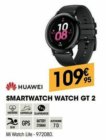 Electro Depot Huawei smartwatch watch gt 2 mi watch lite aanbieding