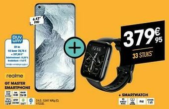 Electro Depot Realme gt master smartphone + smartwatch aanbieding