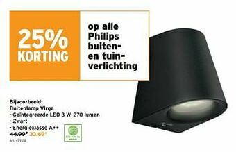 GAMMA Buitenlamp virga aanbieding