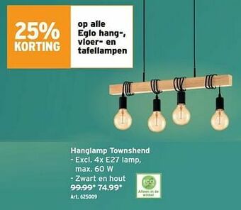 GAMMA Hanglamp townshend aanbieding