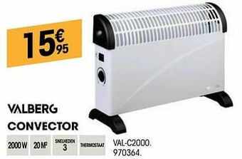 Electro Depot Valberg convector val-c2000 aanbieding