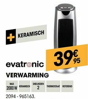 Evatronic verwarming 2094