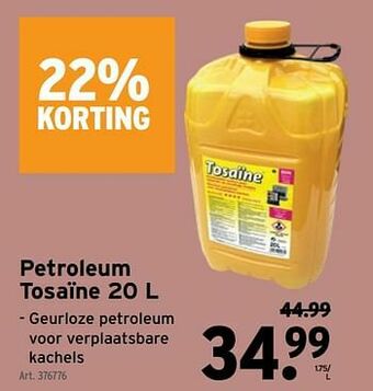GAMMA Petroleum tosaïne aanbieding