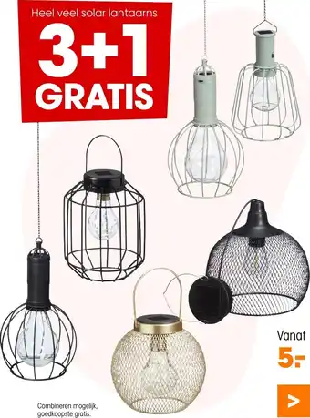 Kwantum Heel veel solar lantaarns aanbieding
