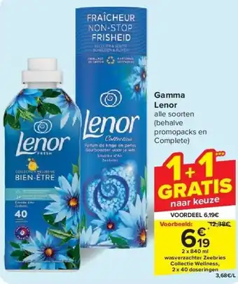 Carrefour Gamma Lenor aanbieding