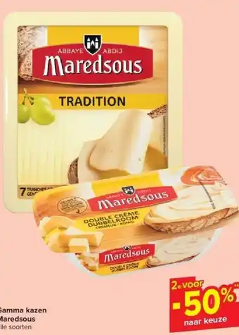 Carrefour Gamma kazen Maredsous aanbieding