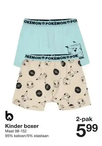 Zeeman Kinder boxer aanbieding