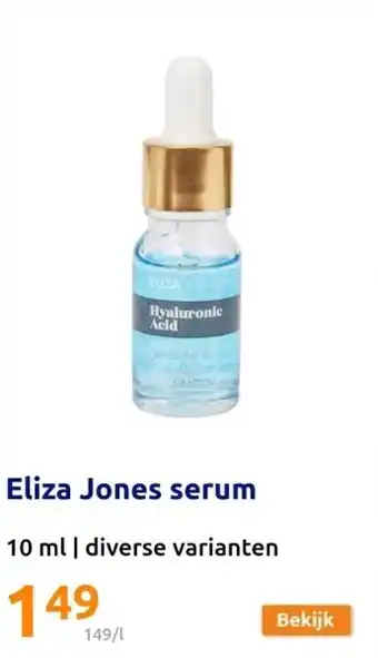 Action Eliza Jones serum aanbieding