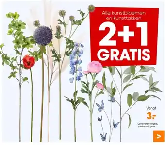 Kwantum Alle kunstbloemen en kunsttakken aanbieding