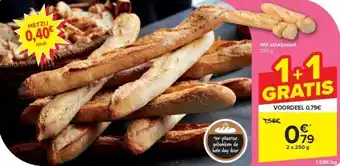 Carrefour Wit stokbrood aanbieding