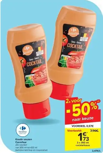 Carrefour Koude sauzen Carrefour aanbieding