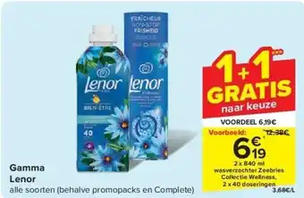 Carrefour Gamma Lenor aanbieding