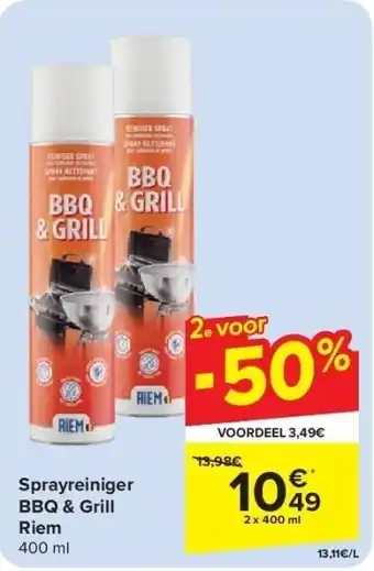 Carrefour Sprayreiniger BBQ & Grill Riem aanbieding