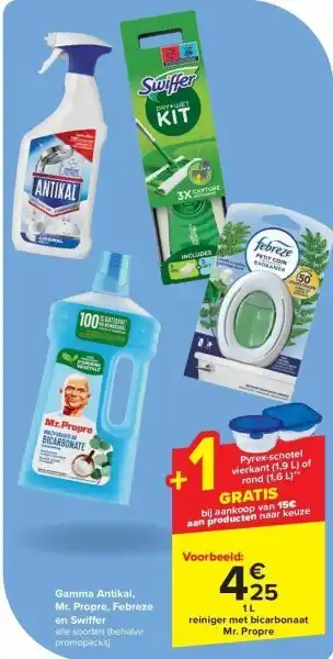 Gamma Antikal, Mr. Propre, Febreze en Swi er