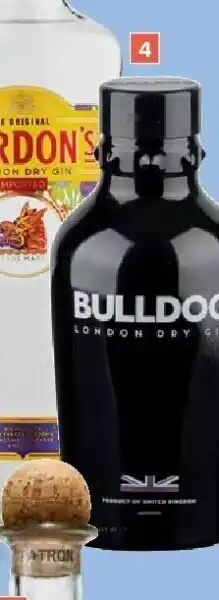 Carrefour London Dry Gin Bulldog aanbieding