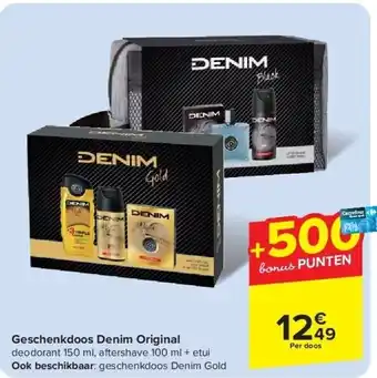 Carrefour Geschenkdoos Denim Original aanbieding