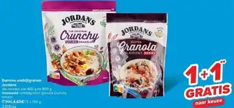 Carrefour Gamma ontbijtgranen Jordans aanbieding