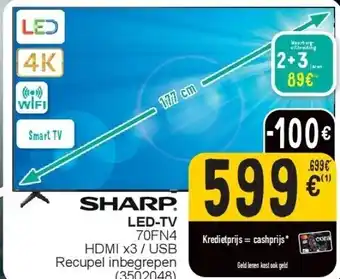 Cora LED-TV aanbieding