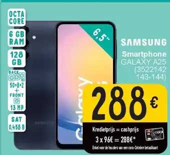 Cora Smartphone GALAXY A25 aanbieding