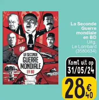 Cora La Seconde Guerre mondiale en BD aanbieding